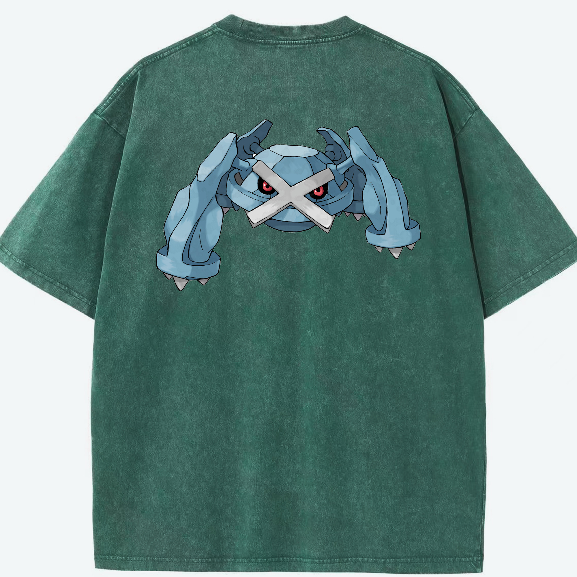 （画像用） ポケットモンスター Pokémon 綿100% ヴィンテージ風 半袖Tシャツ（背面プリント）